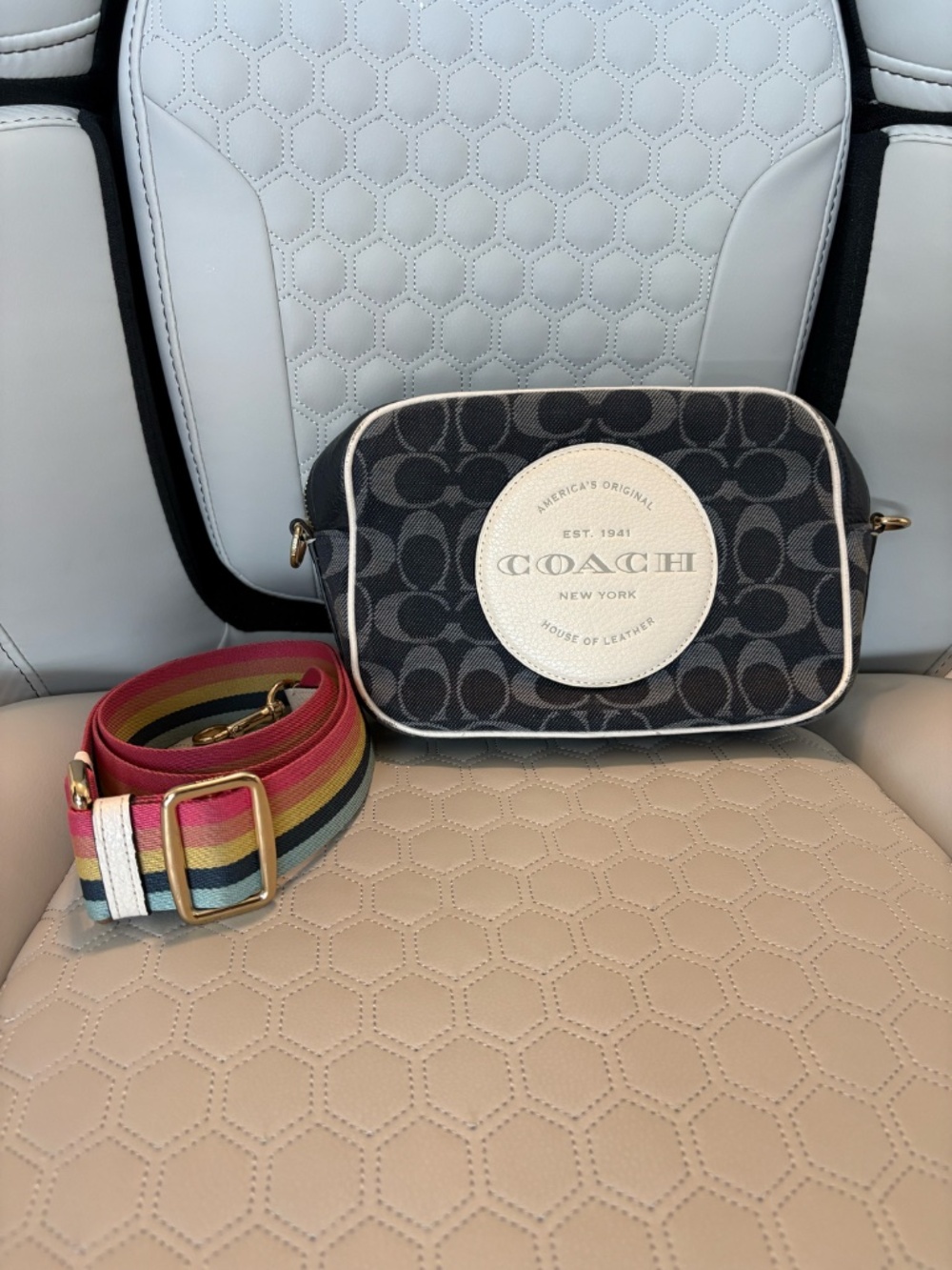 Coach Outlet Camera Bag in Denim